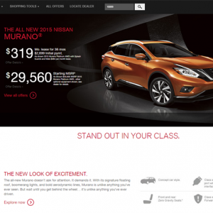 Website Design Company - Choose Nissan