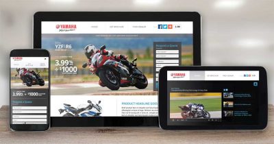 Website Design Company - Yamaha Motorsports